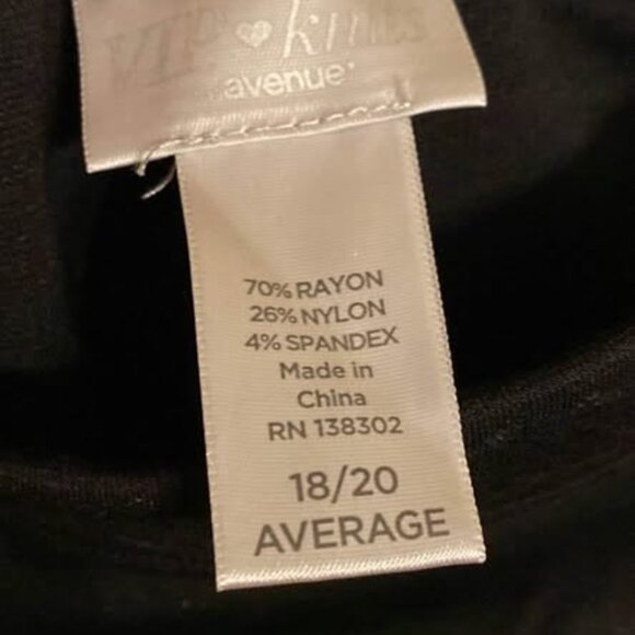 Avenue Black Leggings - Picture 2 of 2